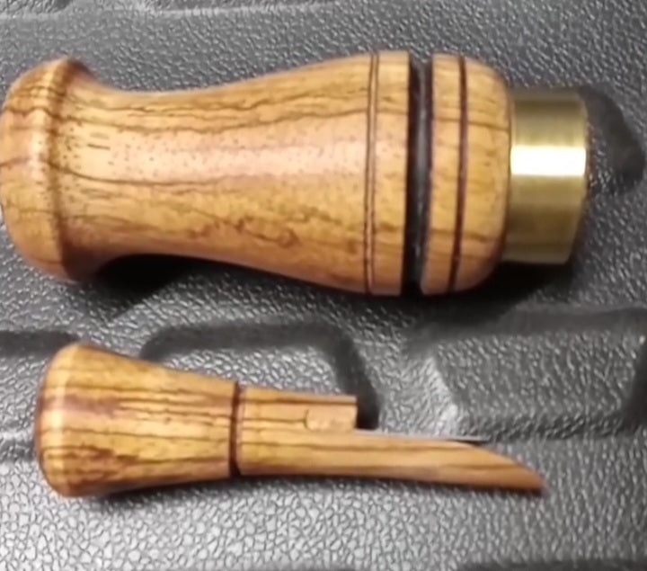 Wicks Zebrawood Single-Reed Duck Call